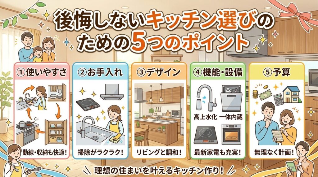 5 points to consider when choosing a kitchen you won't regret