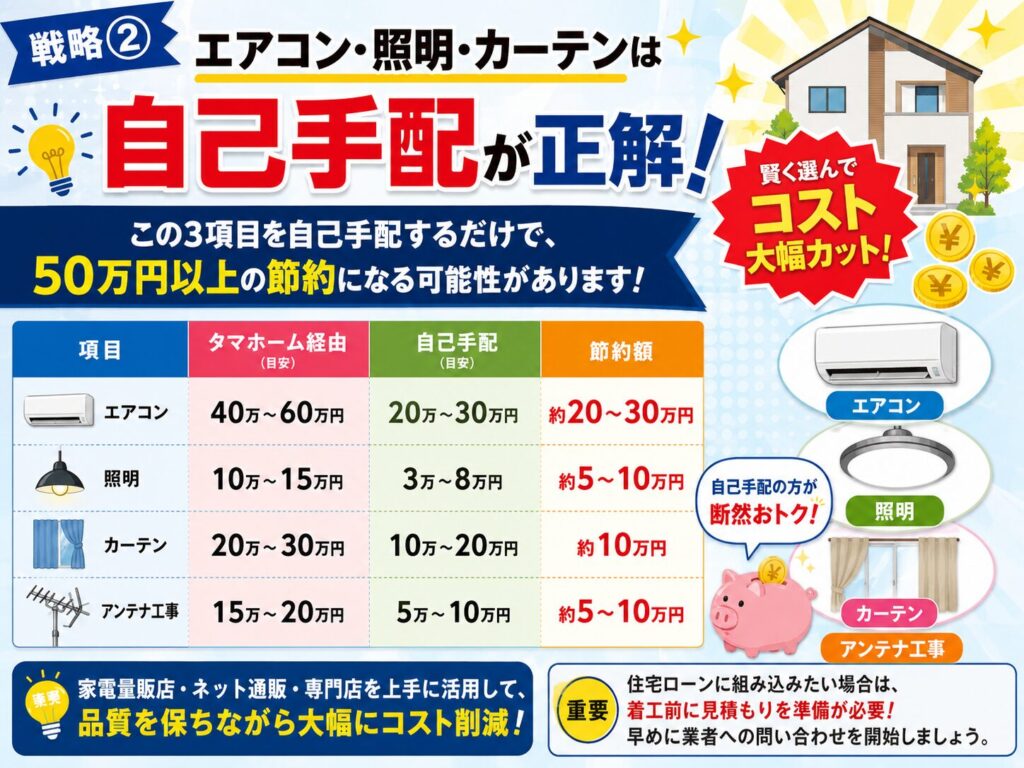 Strategy ②: It's best to arrange for air conditioning, lighting, and curtains yourself.