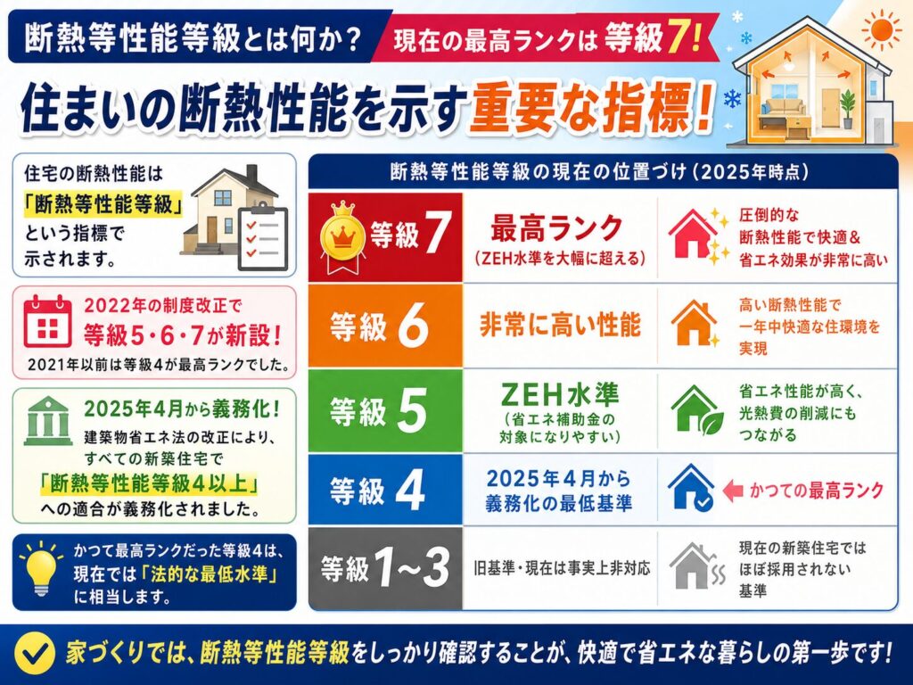 What is the thermal insulation performance rating? The current highest rank is "Grade 7".