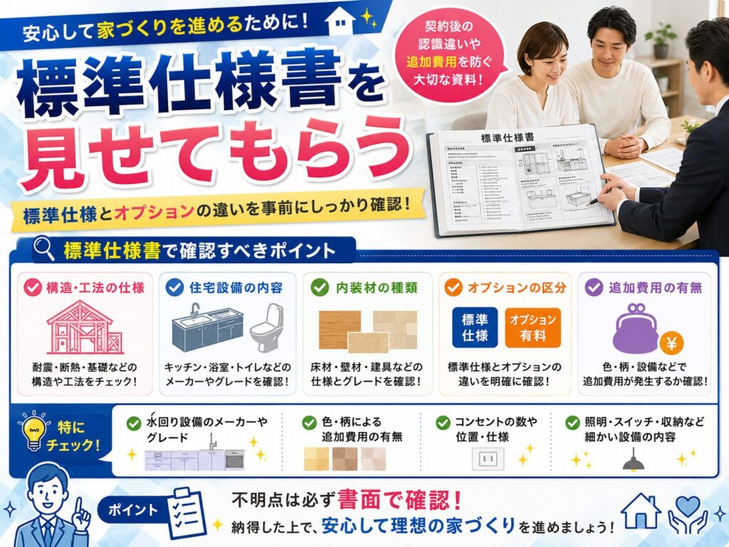 I will ask to see the standard specifications.