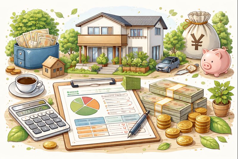 Costs and breakdown of a custom-built home in the 20 million yen range