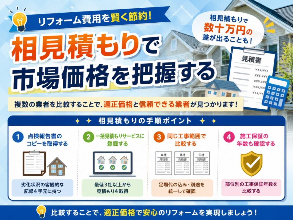 Get multiple quotes to understand the market price.