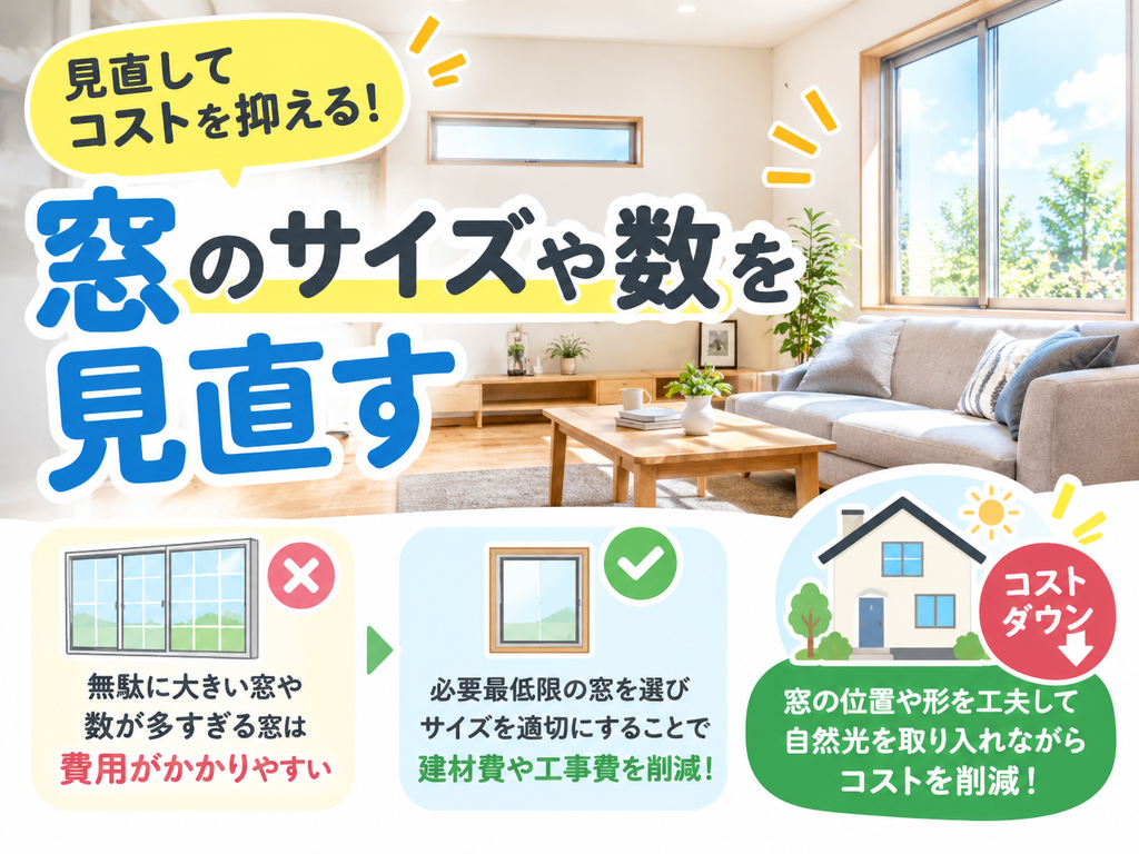 Re-evaluate the size and number of windows.
