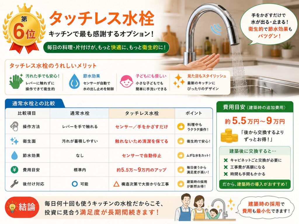 6th Place: Touchless Faucet