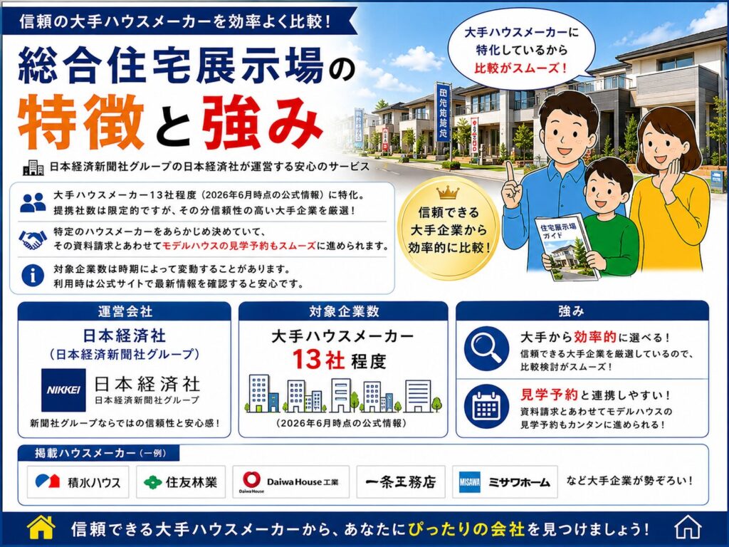 Features and strengths of a comprehensive housing exhibition center