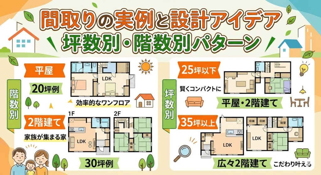 Examples of floor plans and design ideas: Patterns by square footage and number of floors
