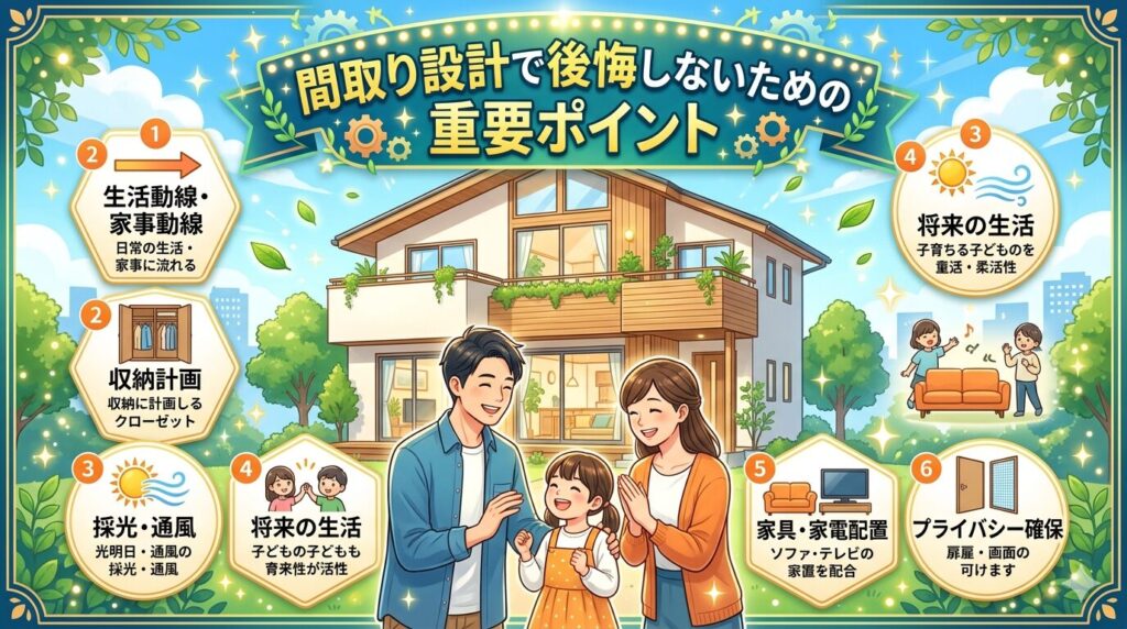 Key points to avoid regrets when designing your floor plan