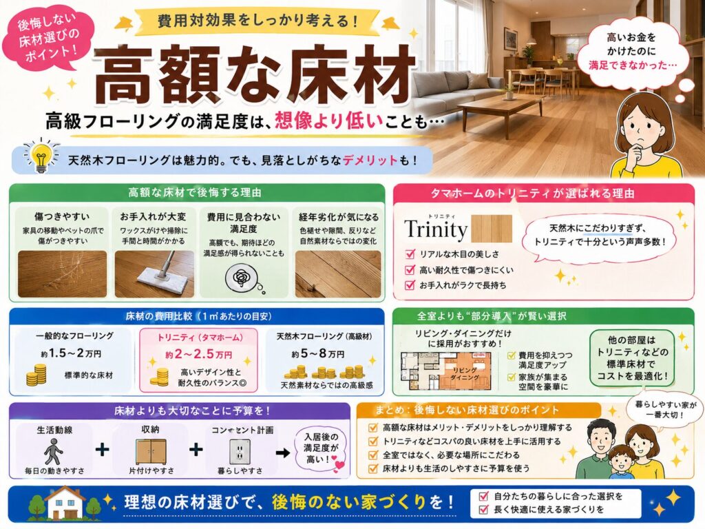 High-end flooring material